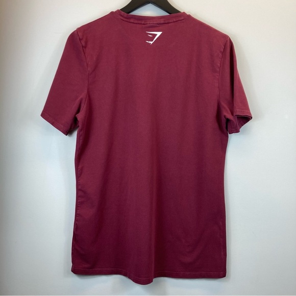Gymshark Burgundy Shirt Size M - Picture 2 of 9